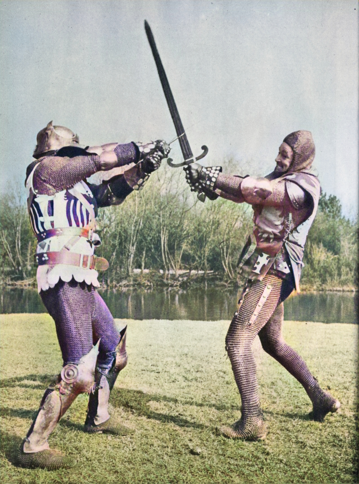 A sword fight